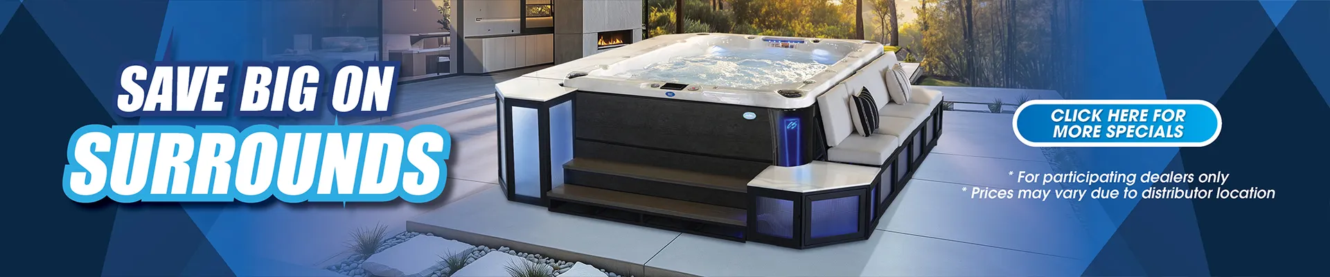 Calspas hot tub being used in a family setting - Fort Worth